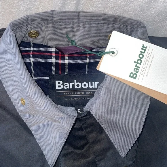 NWT BARBOUR X FLOWER MOUNTAIN Jacket in Dark grey - Picture 8 of 14
